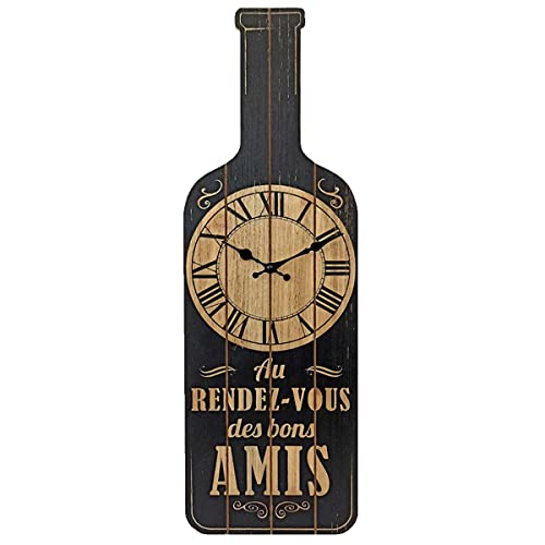 Horloge en forme de bouteille STC Bons Amis pour une decoration originale