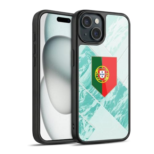 Coque foot Portugal iPhone 15 idéale pour vibrer au stade et protéger votre smartphone