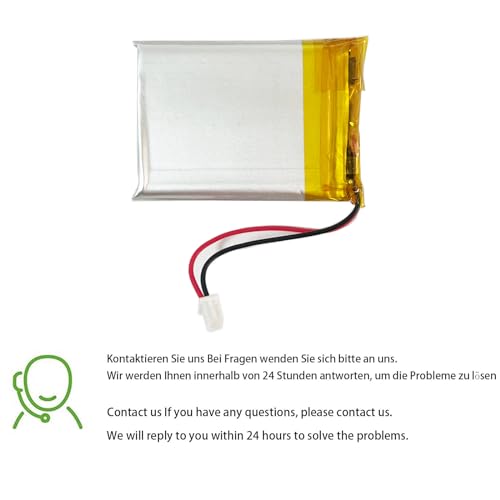 Aousavo 503040 Replacement Battery Compatible with Cozmo Vector Robot Battery Replacement, Skybell HD WiFi Video Door Bell Battery Replacement, Flysight FPV Watch, Wireless Speaker - Image 2