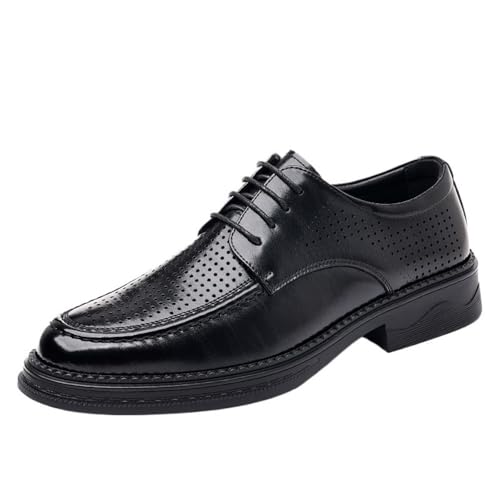 Premium Leather Lace Up Oxford Shoes for Men Comfortable Office Style