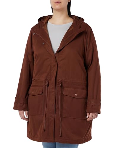 Parka marron s.Oliver pour femme grande taille 56