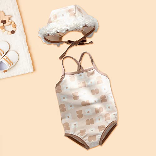 Bathing Suit for Kids Ruffle Bikini Baby Print Set Girls Summer Cute Flower Swimsuit Girls Bathing Suit Size 122