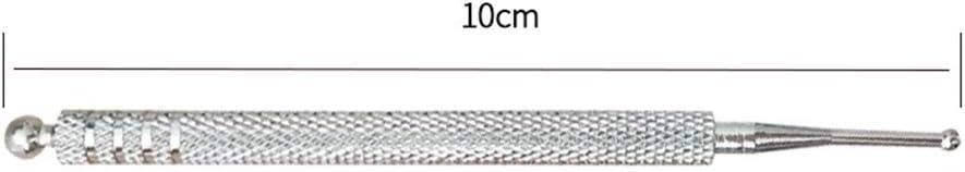 HEALIFTY Ear Acupuncture Point Probe Stainless Steel Acupressure Ear Massage Pen(Silver) : Health & Household