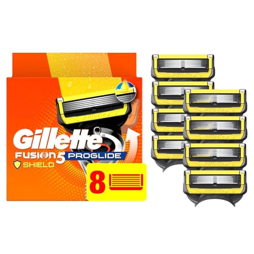 Gillette ProGlide Shield Razor Refills for Men, 8 Blade Refills