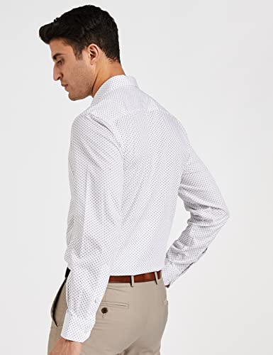 Image of Diverse Men's Cotton Printed Full Sleeve Regular Formal Shirt