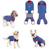 Professioneller Hund Recovery Suit chirurgische Erholung Kleidung fÜR Genesung Nach der Operation E-Kragen Alternative fÜR Männer/Frauen Hunde (XXL)