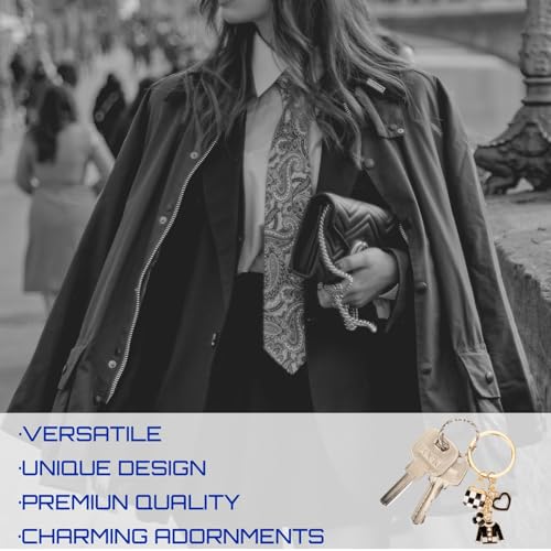 Image of Keychain for Women, Key Chains Women Cute, Enamel Durable Key Ring for Handbag & Bag.