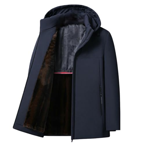 Chaqueta de invierno masculina holgada ideal para paseos urbanos