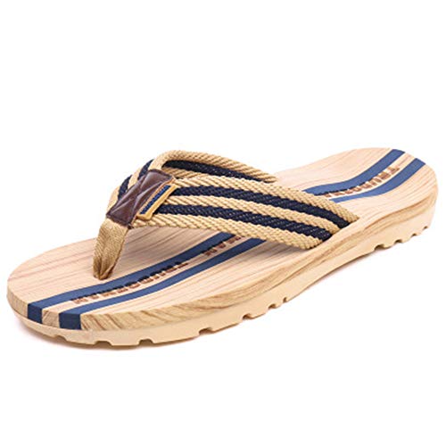Pantuflas de verano para playa ligeras y de moda informal de hombre color azul talla 41 EU
