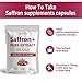 Yalei Saffron Extract Supplements 88.5mg,240 Softgels, 4 Month Supply- Boost Energy & Mood, Support Eye & Heart Health- Vegan, Gluten Free