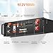 HumsiENK 48V 100Ah LiFePO4 Lithium Battery 3U Server Rack with Active Balancing & BYD Cells, Max 5120Wh & Bluetooth, 100A BMS, 15000+ Deep Cycles for Off-Grid Solar System, Home Energy Storage, Backup