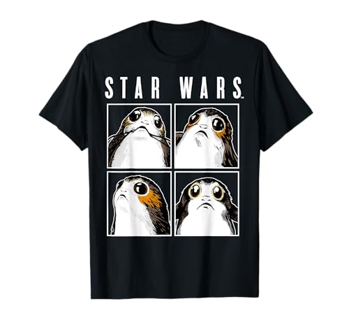 Star Wars Episode 8 Porg Square Boxes Z1 Camiseta