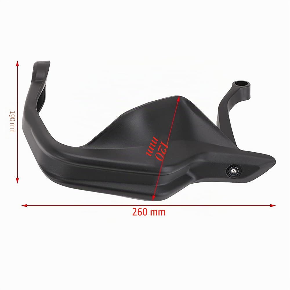 Anxin Protezione per mano in plastica ABS per moto S1000XR F800GS R1200GS R1200GS LC 2013-2018 R1250GS/ADV 2018 2019 Nero