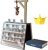 【Jeu tactile de devinettes de mots】: Redécouvrez le défi classique avec une touche tactile. Devinez les lettres, marquez celles déjà utilisées en retournant les couvertures, et reconstituez le mot étape par étape dans ce jeu de plateau captivant pour adultes. Jusqu'à 8 erreurs sont permises.