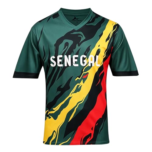 2026 Coupe de Football T-Shirts Fans 48 équipes Nationales Sport Casual Drapeau National...