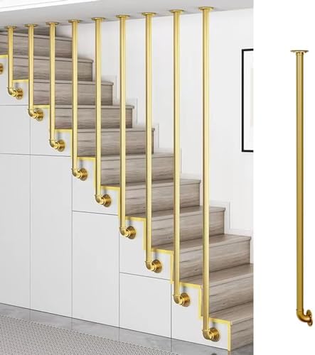 Customizable Metal Stair Balusters - Stylish & Durable Deck Spindles for Easy Installation on Sloped & Level Staircases - Perfect Decorative Solution for Home Interiors & Exteriors