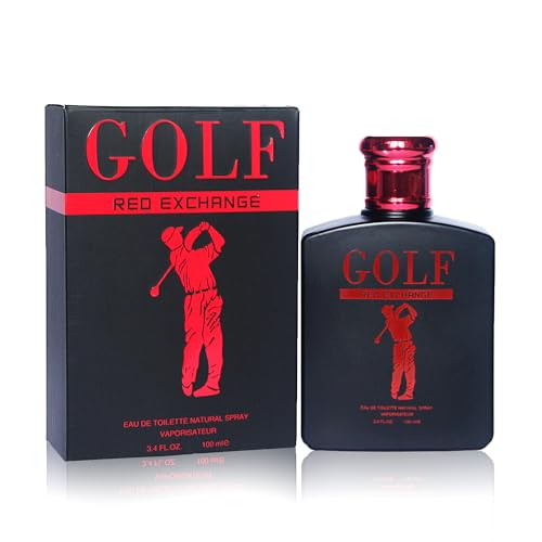 Image of AFLUXE Golf Red Men's Cologne-Bold & Sophisticated Scent With Citrus, Spice, And Woody Notes - Long Lasting Fragrance For All Occasions