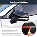 TERDARAY Side View Mirror Cap Cover Compatible With Toyota Corolla Cross 2024 2023 2022 Horn Style Rearview Mirrors Trim Car Accessories ABS 2PCS(Glossy Black Style)