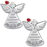 Guardian Angel Sun Visor Clip - Never Drive Faster Fun Accessories for Teens, Family, Parent, Friend, Driver