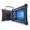 MobileDemand Flex 10B Rugged 10 inch Tablet with Windows 11 Pro Upgrade, Ultra Lightweight 3000mAh Battery 4GB, Tablet PC, Handheld PC with Handstrap for Rough Outdoor Work and Business Activities