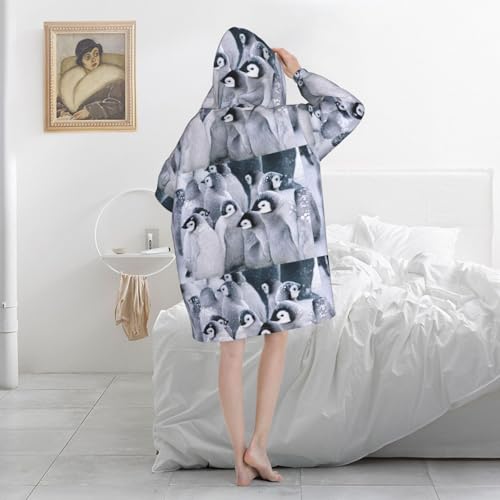 Sweat à capuche couverture contre le froid avec poches