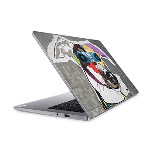 Autocollant pour Mi Notebook 14 style lévrier au bureau