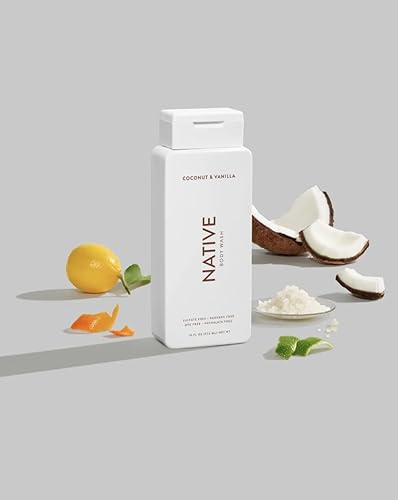 Miniatura 4 de Native Body Wash - Paquete doble – 1 coco y vainilla y 1 eucalipto y menta | Sin sulfato, sin parabenos, sin tintes, con ingredientes limpios