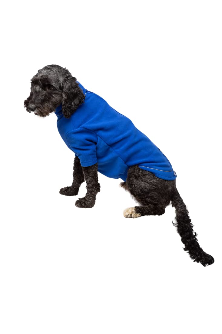 Fleece Dog Jumper Puppy Jacket Winter Coat XS, S, M, L, XL Pet Clothes Rydale 18 Colours (Blue, S/M) — image 1