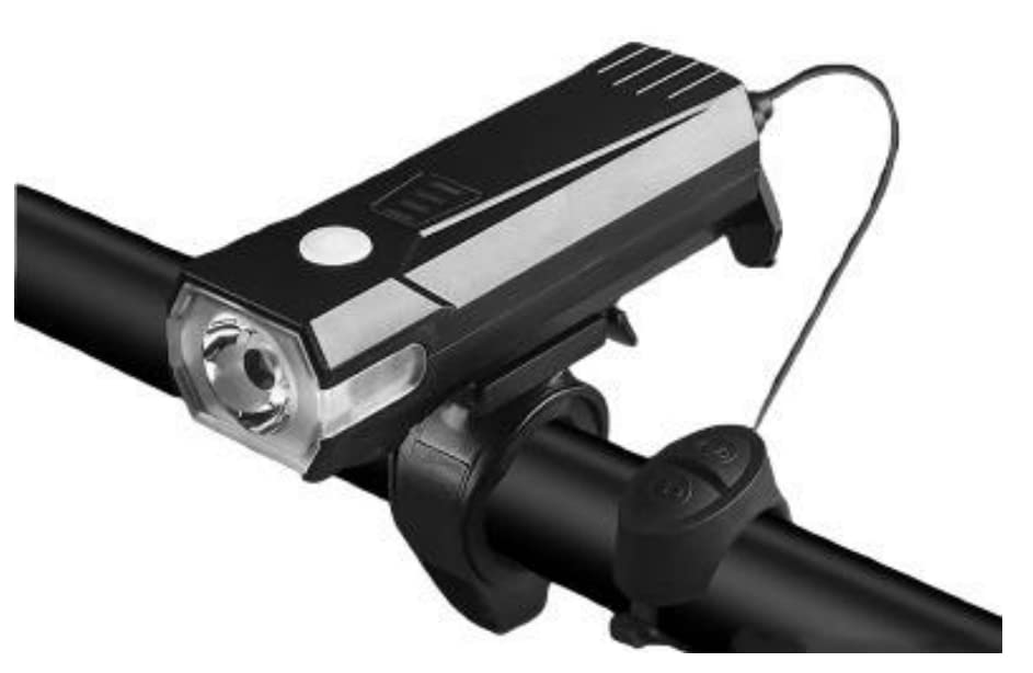 FASTPED Multifunctional 3 Modes High Bright Front Headlight with Horn for Cycling Safety LED Front Light (Black) (B0B6SHC7XC) Amazon Price History, Amazon Price Tracker