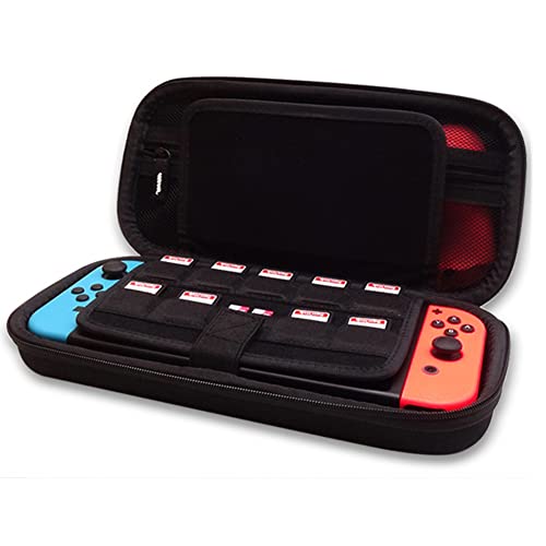 SOYAN Carrying Case and Screen Protectors for New Nintendo Switch OLED Model (Black) SOYAN Carrying Case and Screen Protectors for New Nintendo Switch OLED Model (Black)