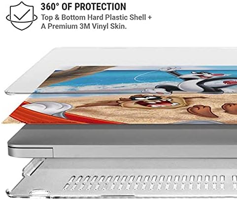 Skinit Case + Skin Compatible with MacBook Air 13in M1 (2021) - Officially Licensed Warner Bros Looney Tunes Beach Design
