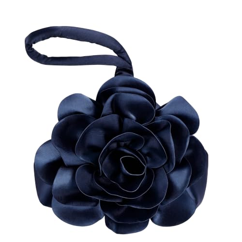 Image of BABEYOND Clutch Purses for Women - Evening Bags Flower Satin Handbag Classy Wristlet Purse for Party Daily Wedding