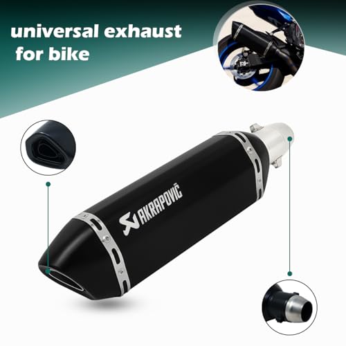 Vagary Store Vagary Akraphovic Exhaust Silencer Black - Image 5