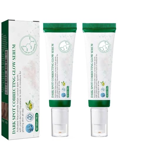 Dark Spot Correcting Glow Serum Niacinamide Dark Spot Remover For Face Serum Dark Spot Correcting Glow Serum with 5% Niacinamide & Rice Bran Hydrating and Moisturizing (2pcs)