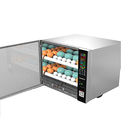 DFEDHF All-in-One Egg Incubator,Poultry Hatcher,Intelligent Incubator, with Fully Automatic Egg Turning and Temperature Control,for Hatching Chicken Duck Goose Quail Birds Turke