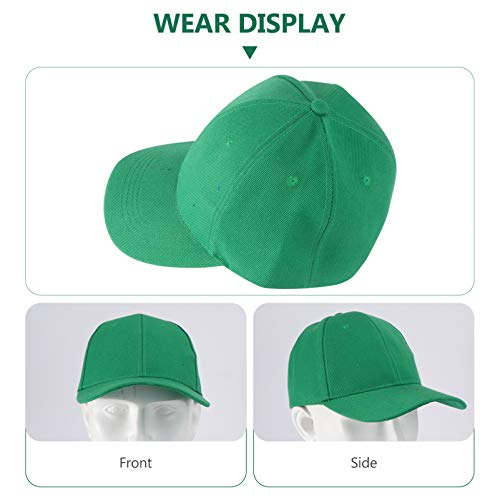 KESYOO Boné de Beisebol Do Dia de São Patrício Feriado Shamrock Chapéu Esportivo Ajustável Algodão C