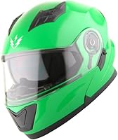 Vista 116 de 1Storm - Casco modular de cara completa para motocicleta, protector solar de doble visera: modelo Modular901, visera ahumada
