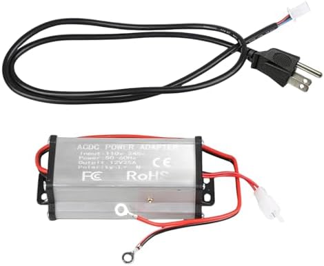 Adapter for Heater, 110V to 12V Diesel Air Heater Power Supply Adapter, Plug and Play Converter for Appliances, Supply Heater for Motorhome Van Truck Camping Home