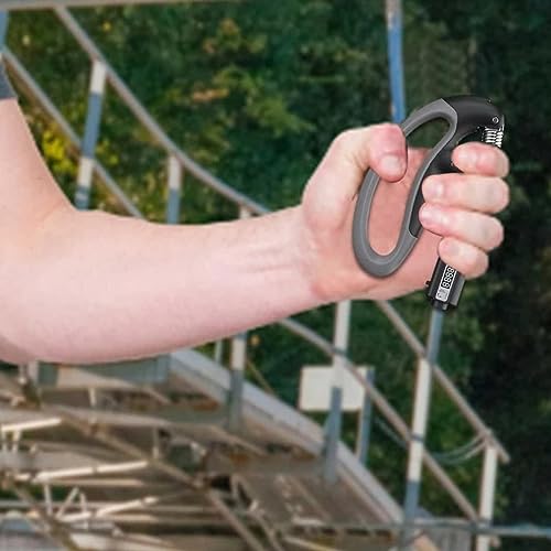 Image of Hand Grip Strength Trainer, Hand Grip Strengthener with Counter, Adjustable Resistance 10 to 100 kg, Non-Slip Gripper, for Athletes & Hand Exercising