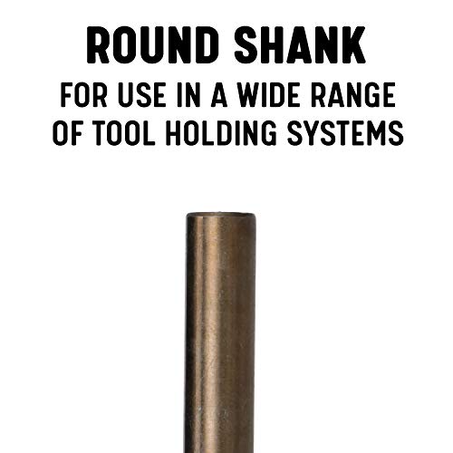 Drill America - D/Astco3/16P12 3/16" Cobalt Heavy Duty Split Point Stub Drill Bit (Pack Of 12), D/Astco Series #TOP4