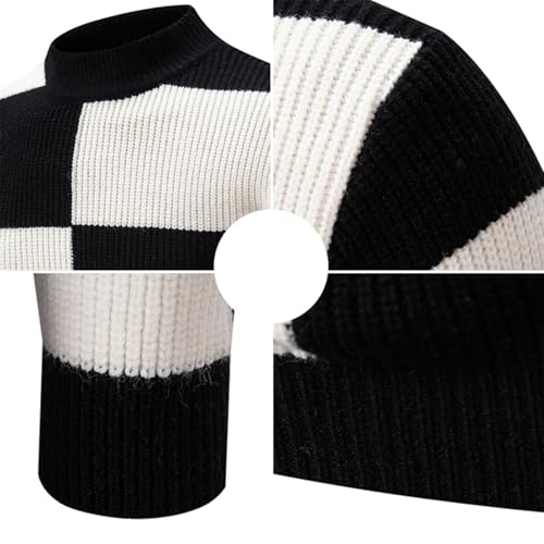 Muscularfit Cute Fall Sweaters for Men Slim Fit Long Sleeve Business Casual Pullover Sweater Winter Fashion Knitted Sweaters3