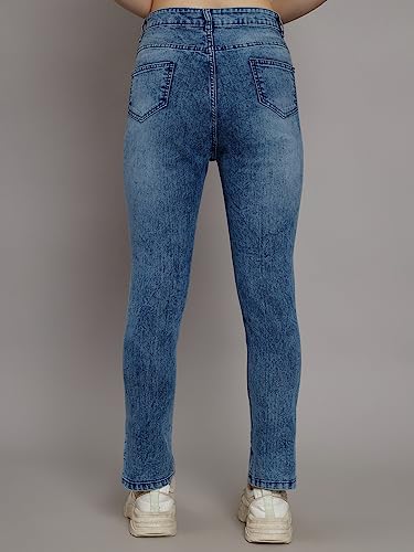 Image of GUTI Womens High Rise Ankle Length Jeans
