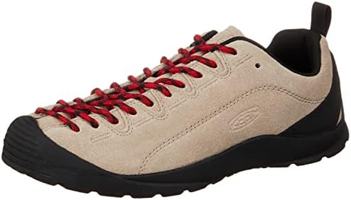 KEEN Men's Jasper Low Height Climbing Approach Style Sneakers, Silver Mink/Silver Mink, 10