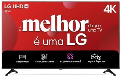 Smart TV 4K 43" LG UHD 43UA75 Processador α7 AI Ger8 4K Super Ups...
