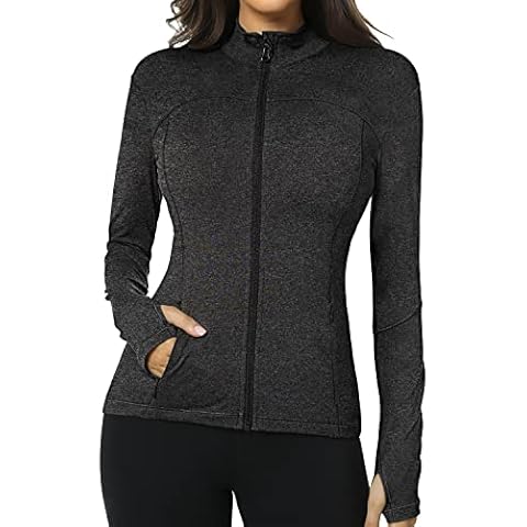 Chaqueta de running QUEENIEKE con cremallera completa para mujer Cover