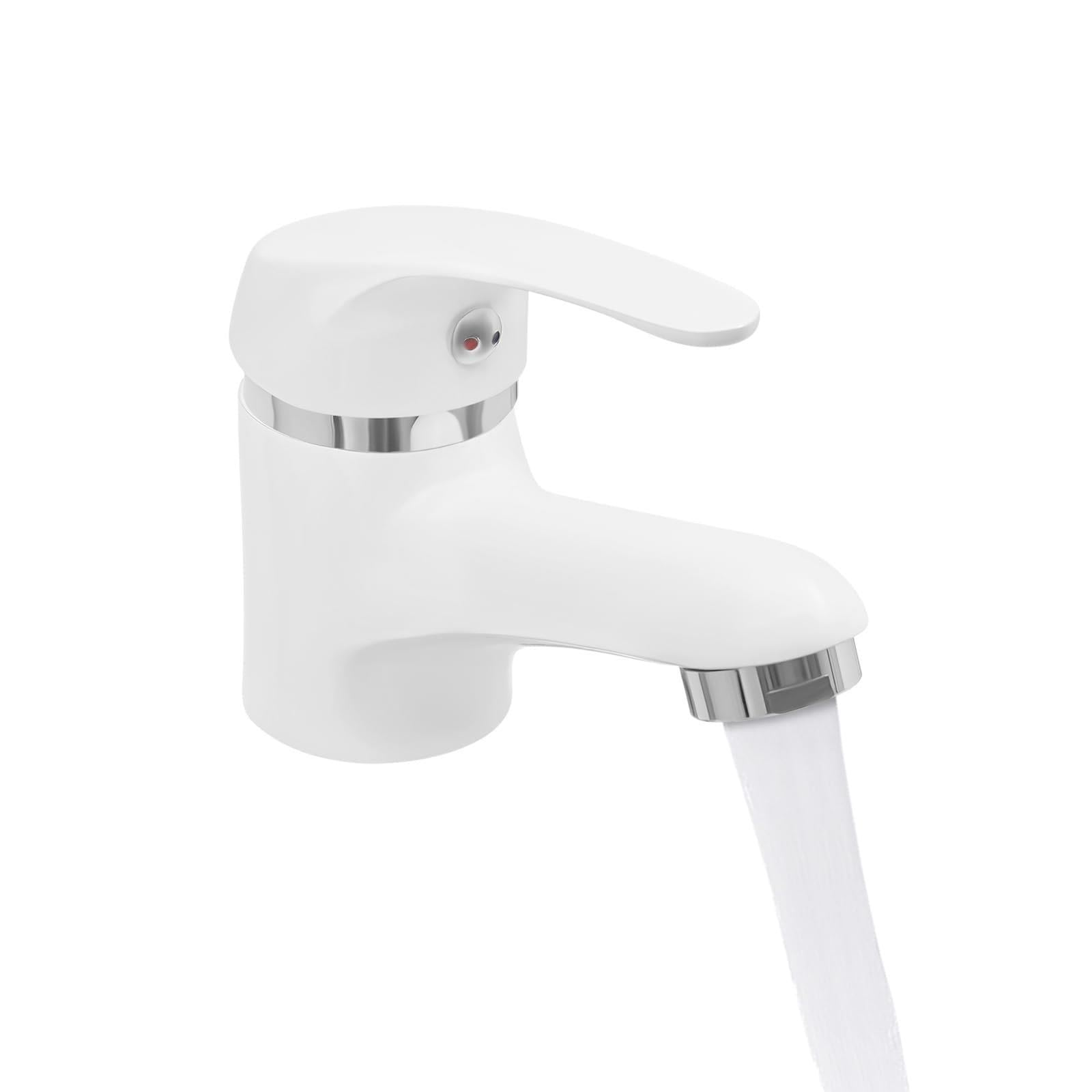 Grifo de lavabo monomando 3/8 pulgadas para baño