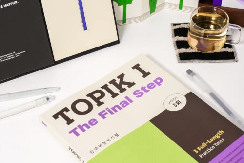 TOPIK I (Levels 1-2) The Final Step by Talk to Me in Korean (TTMIK): Self-Study Korean Test Prep Workbook with 3 Mock Exams, Audio, English Explanations & Vocab/Grammar Booklet