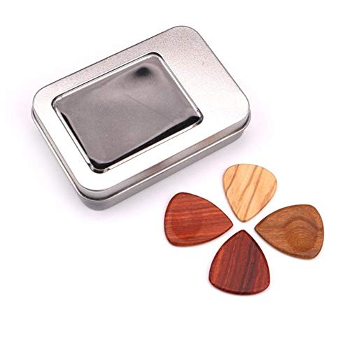 Dmsc . 4pcs / Set Médiator en Bois Guitare Basse Banjo Accessoire avec Picks Acoustique Coffret de Rangement Folk… - Les Beatles, Paul McCartney, John Lennon, RIngo Starr, George Harrison Dmsc . 4pcs / Set Médiator en Bois Guitare Basse Banjo Accessoire avec Picks Acoustique Coffret de Rangement Folk…