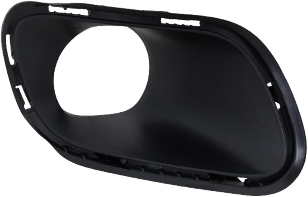 KarParts360 For Jeep Cherokee 2014 15 16 17 2018 Fog Light Bezel Driver Side | Front | Textured Black | TEO Plastic | Replacement For CH1038224 | 191275821862, 68203221AA