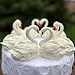 Handmade Bride or Groom Fondant Swan with Intricate Feathers (Single Piece) – 3